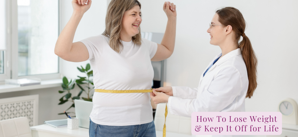 measuring woman's waist