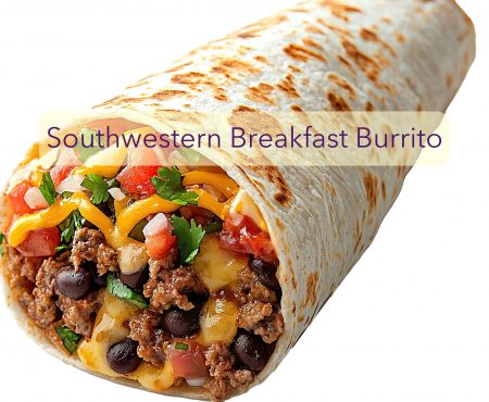 Southwestern Breakfast Burritos Recipe Adds Fiber And Protein