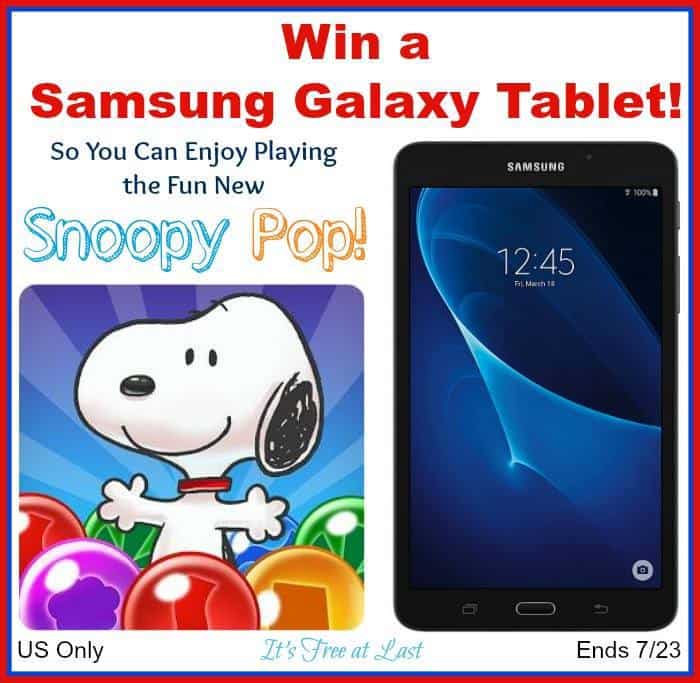 Samsung Galaxy Tablet giveaway