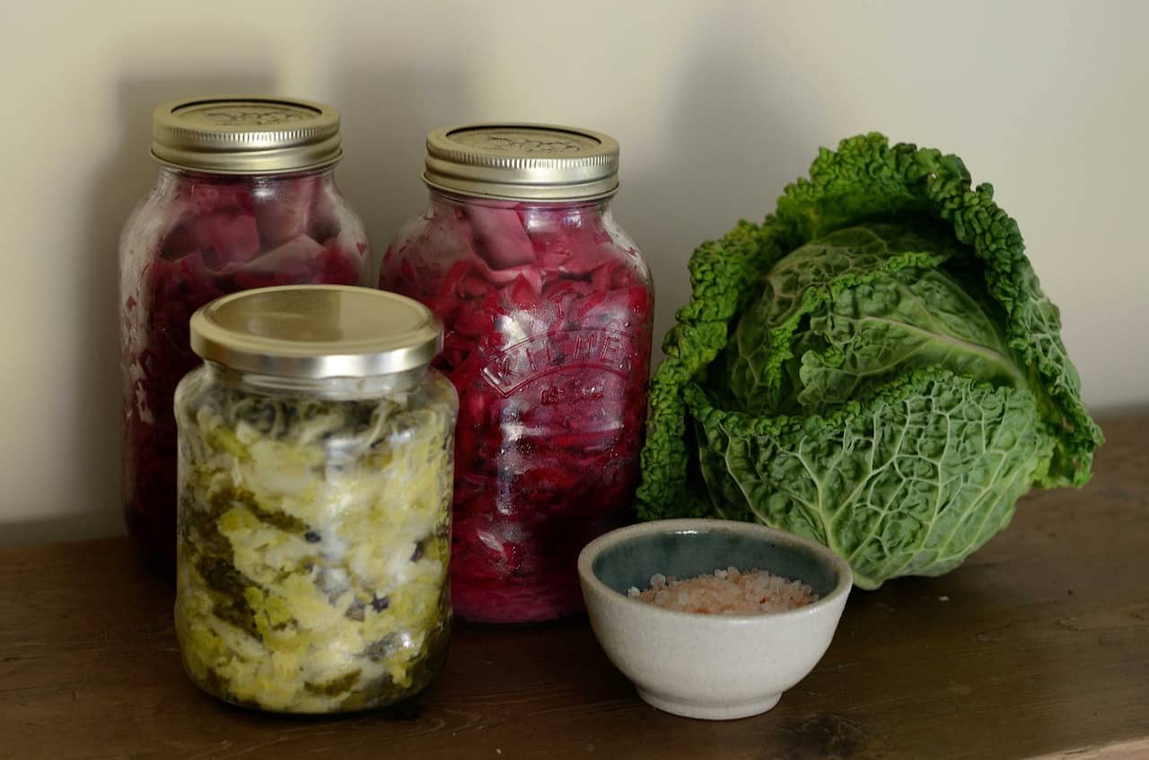 fermented cabbage, sauerkraut