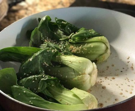 Baby Shanghai Bok Choy With Garlic And Ginger