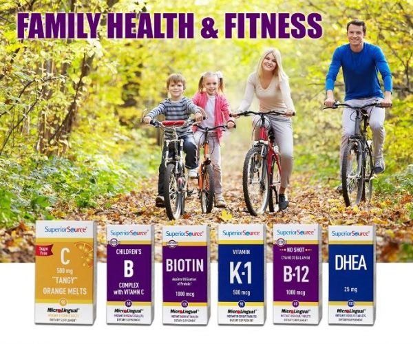 Stay Healthy And Vibrant As A Family With Superior Source Vitamins