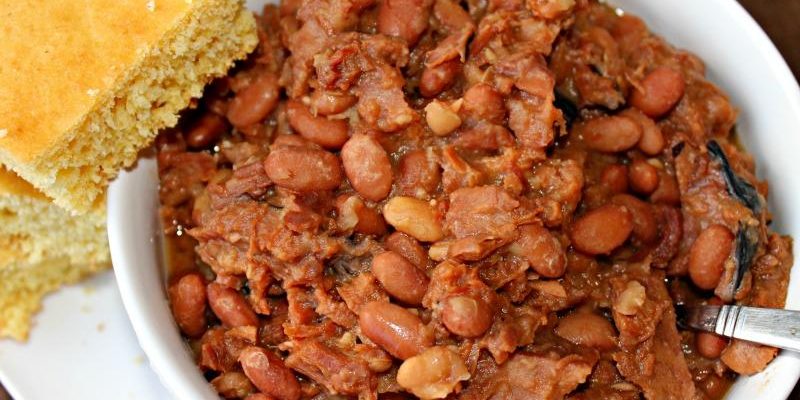 Crock Pot Beans And Ham For Your #EasyDinners #RecipeIdeas