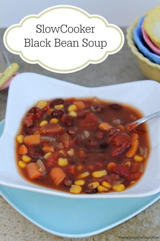 Black Bean Soup, Easy Dinners Recipe