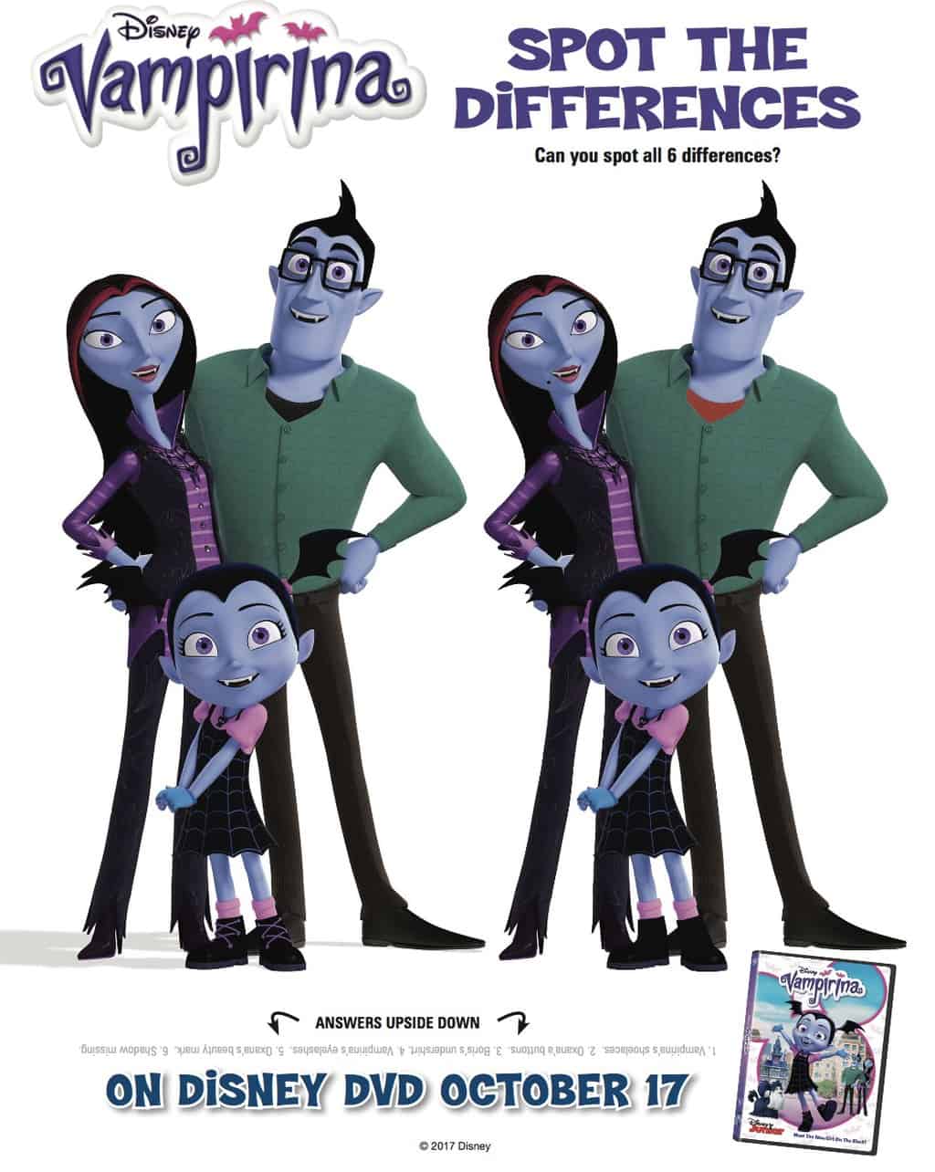 Vampirina Printables For Your Child To Celebrate Halloween Happily ...