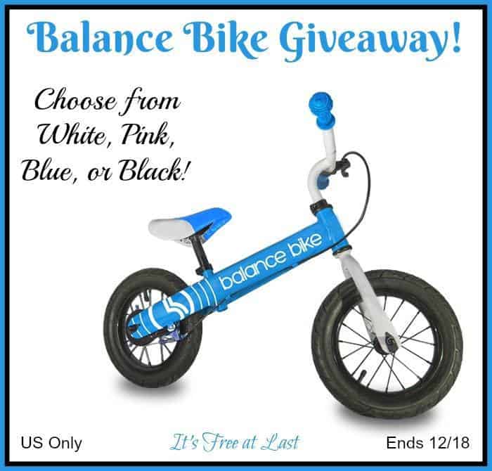 balance bike giveaway