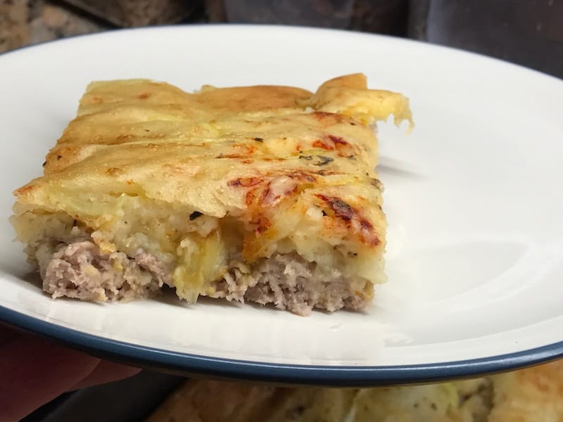pie casserole with kefir recipe