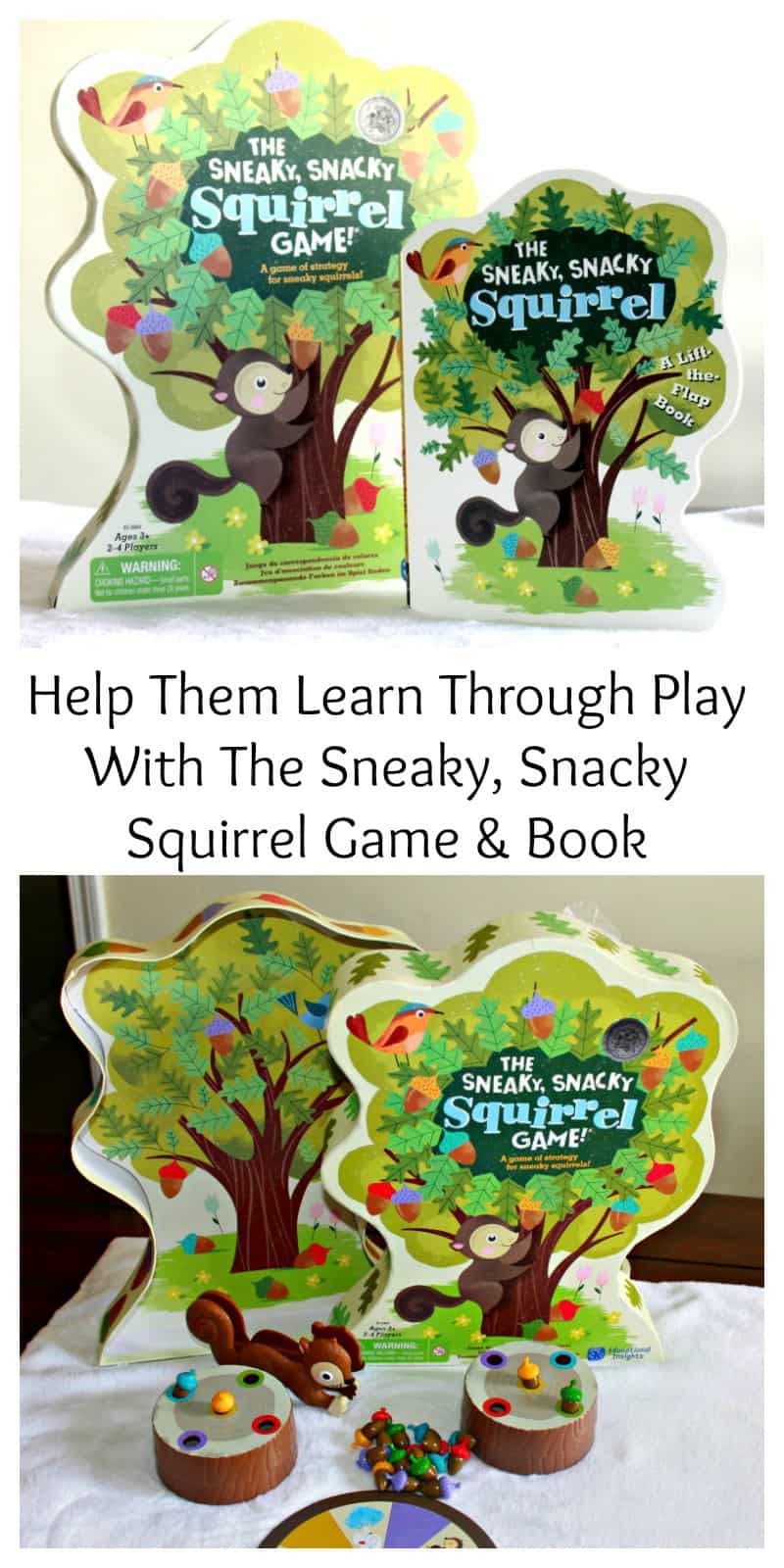 Details about   Educational Insights The Sneaky Snacky Squirrel Game for Preschoolers Toddler 