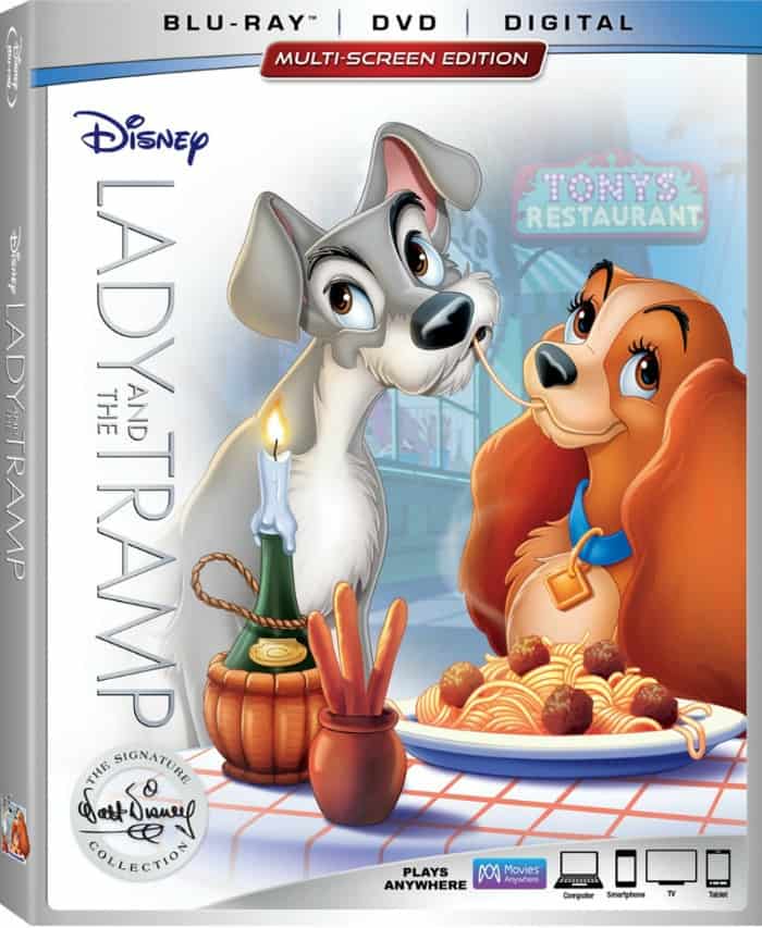 Lady And The Tramp blu-ray DVD