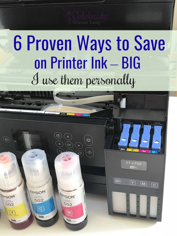 Paying too much for printer ink? To save money on printer ink and feel good about it, you need these HOW TO ways to truly see your savings! I use them personally to save BIG and feel good about it. #printerink #epsonecotank #heartthis #savings #printers #tips #celebratesavings