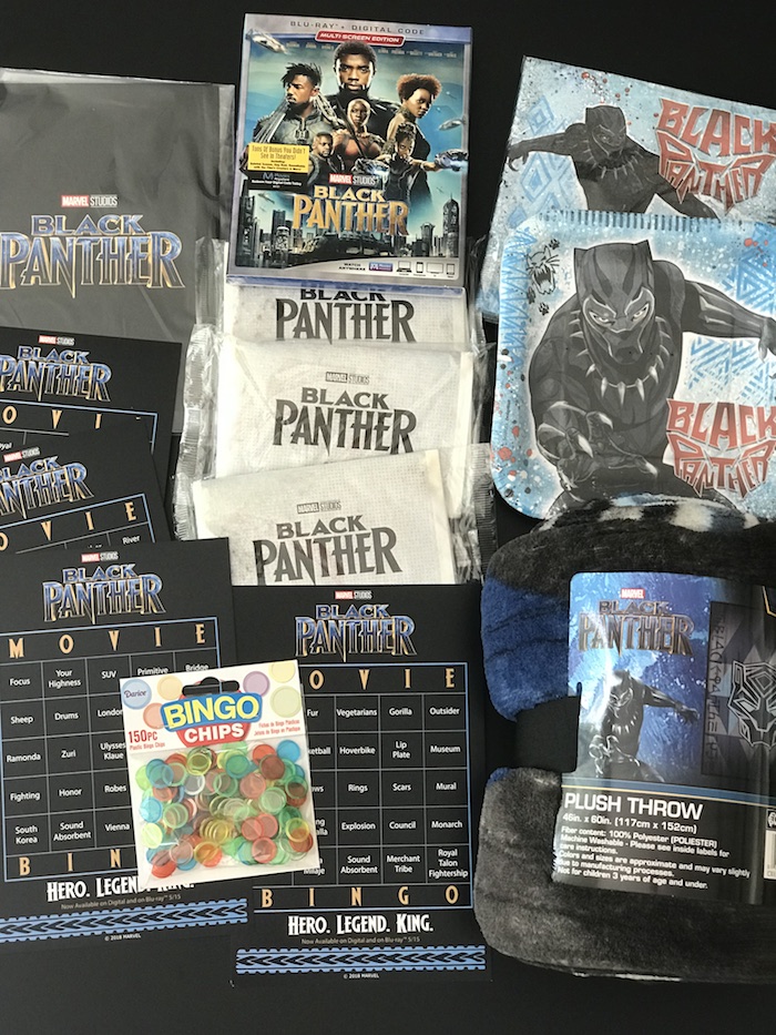 Black Panther movie night with MARVEL fans and family. Get your blu-ray dvd with bonus materials #BlackPanther #HeartThis #BlackPantherBlurayDVD