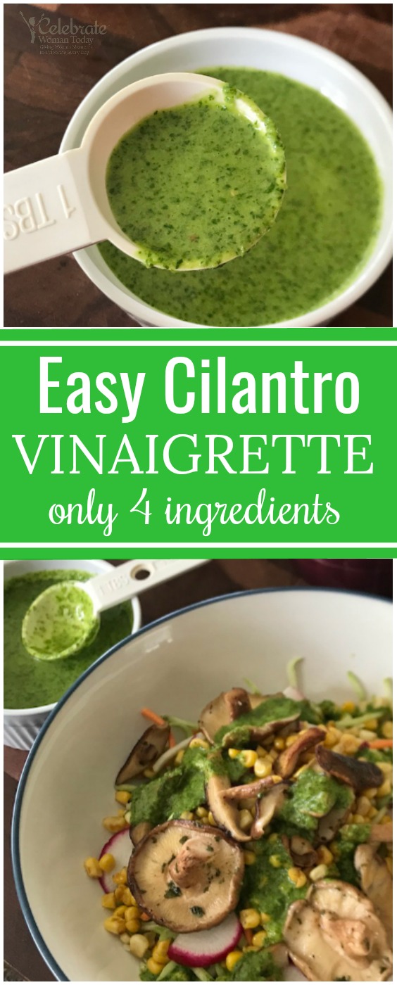 4 Ingredient Cilantro vinaigrette recipe