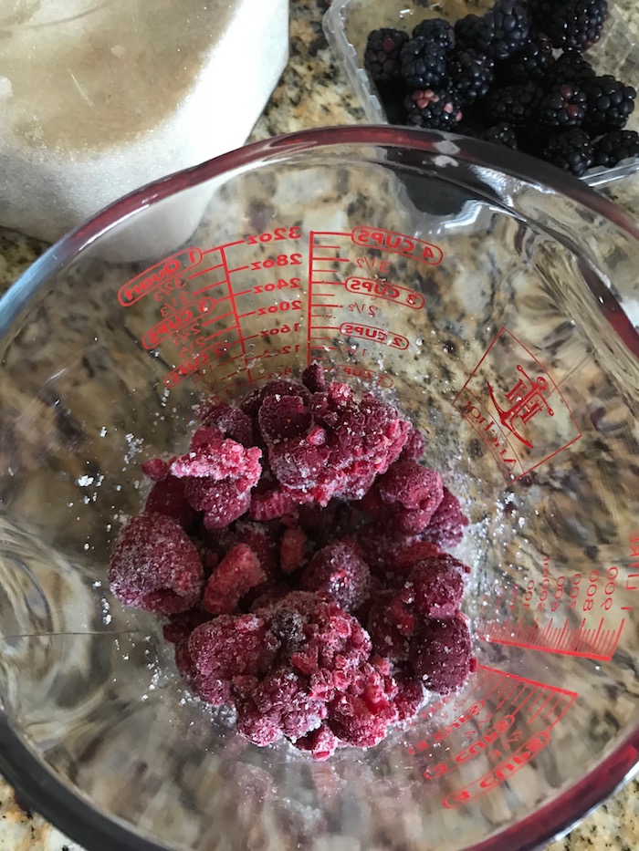 frozen mixed berries