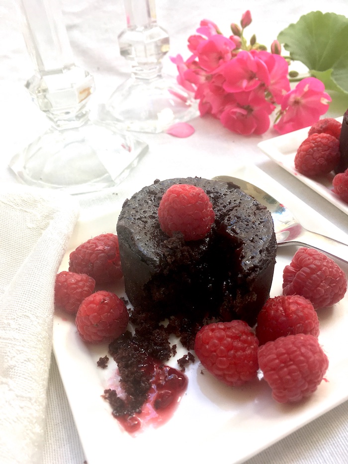 Dark Chocolate Raspberry cupcakes make a rich dessert recipe with fruit-only preserves filling