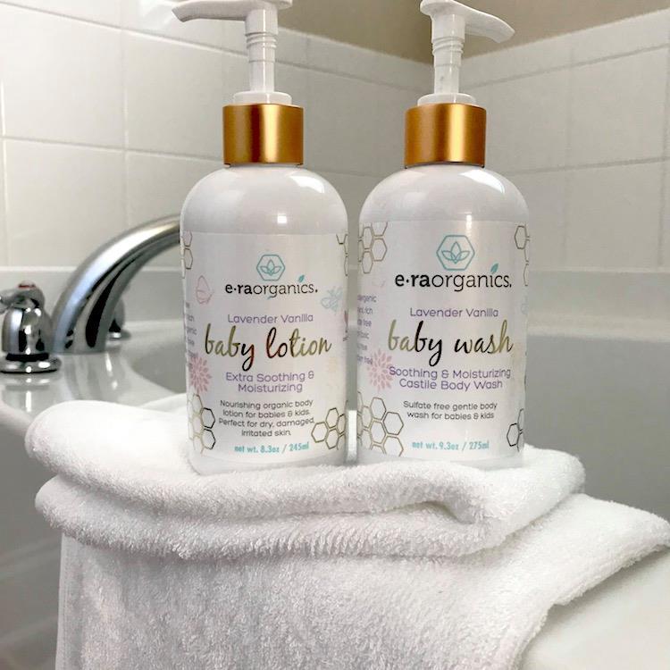 Why to use baby organic lotion skin care. Baby skin needs gentle organic lotion. Era Organics is a perfect skin care for baby's skin.