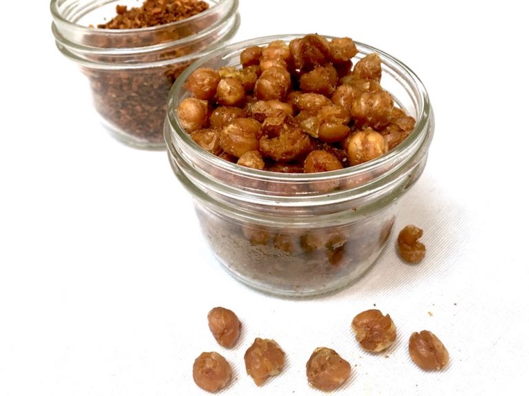 Womens healthy snack of Oven Roasted Chickpeas Recipe
