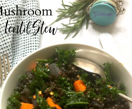 Mushroom Lentil Stew and Winter Squash Recipe for Breast Health