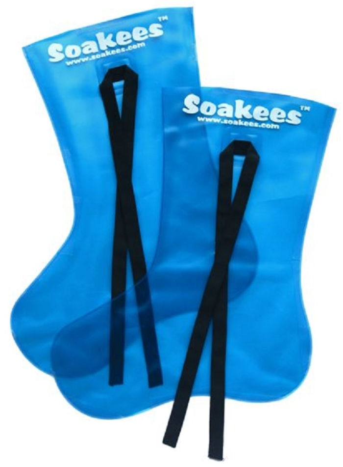 Reusable Foot Bath Boots for women do exist. They're called SOAKEES. UNIQUE gift idea for a woman who has everything.