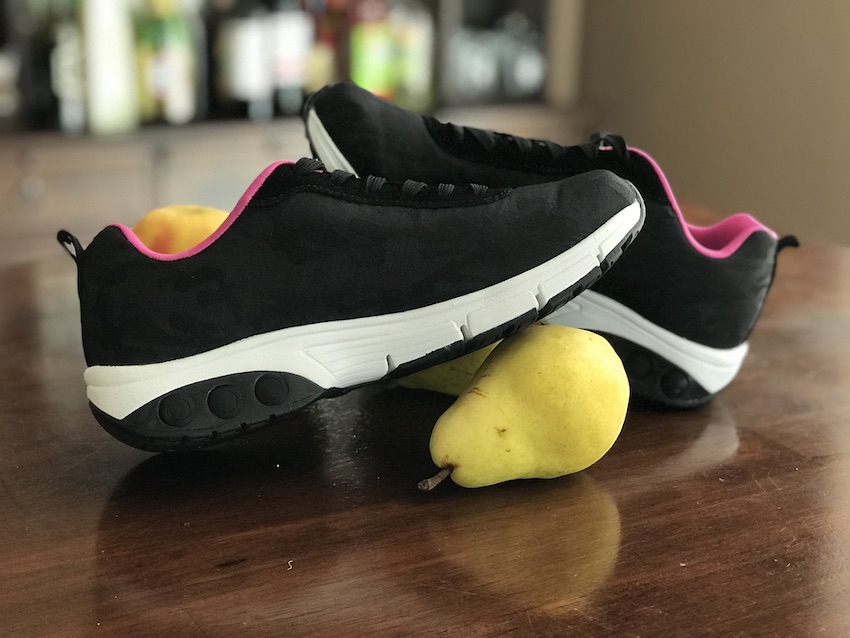 What are the best shoes you can wear if you sit all day. I wear Therafit shoes with patented technology for sitting, for standing, for walking.