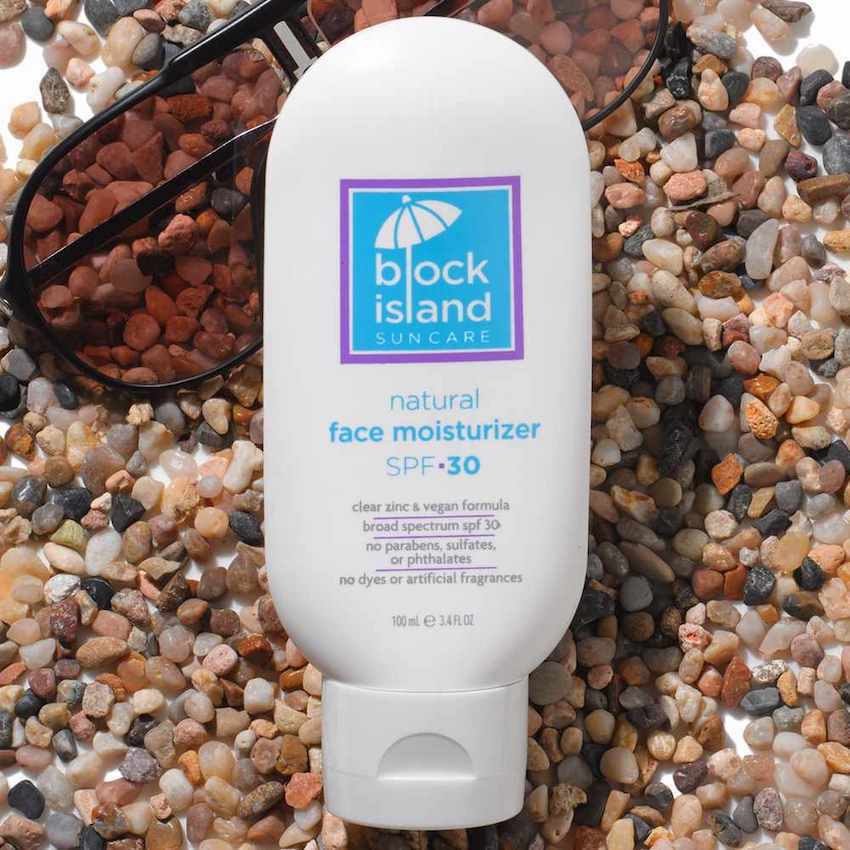 Every woman has to protect her skin from UV sun light. Use this unique sunscreen with SPF 30 from Block Island Organics. It is a Natural Face Moisturizer, too.