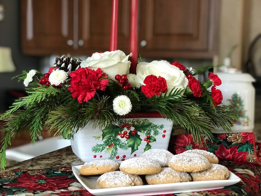 This Chewy Caramel Cookies recipe with the Holiday Edition Red-and-Green M&M's is easy and very yummy. Toffee bits add a nice caramel flavor to their taste.