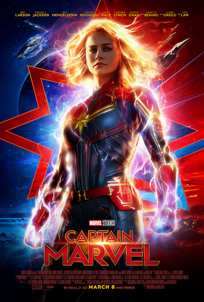 CAPTAIN MARVEL is a new Marvel's movie with a stellar cadre of women. #CaptainMarvel