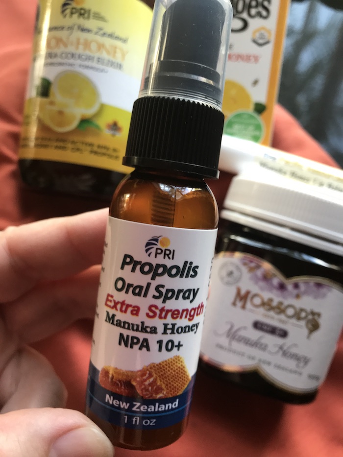 propolis oral spray manuka honey for skin infections