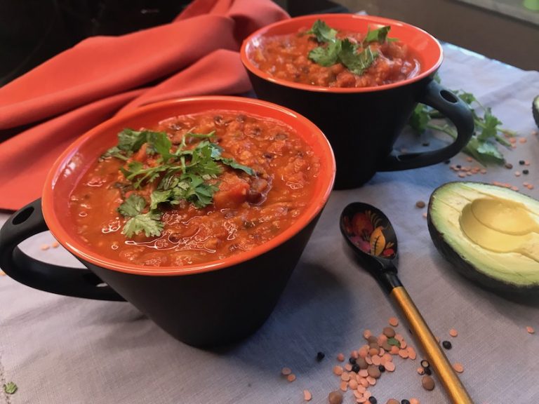 Easy Instant Pot Lentil Vegetarian Stew menopausal diet