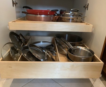 Kitchen Organization With Smart Sliding Shelves for Pantry