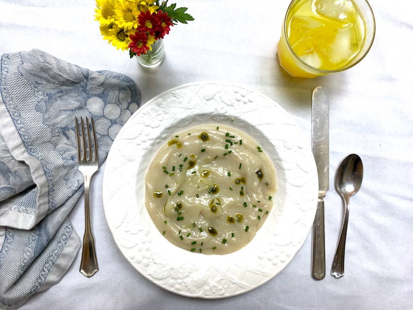 Cauliflower Leek Soup healthy recipe