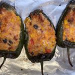 Chicken and Cheese Stuffed Poblano Peppers recipe