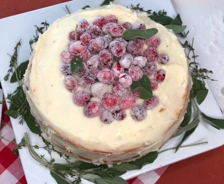Candied Cranberries White Cake Holiday Recipe for Unforgettable Memories