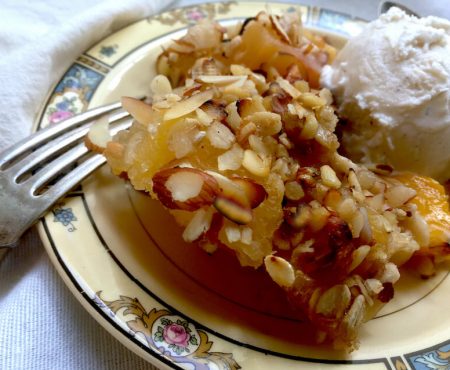 Healthy Mango Crisp Crumble Pie Dessert Recipe