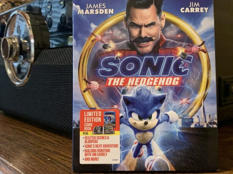 Sonic the Hedgehog blu-ray DVD