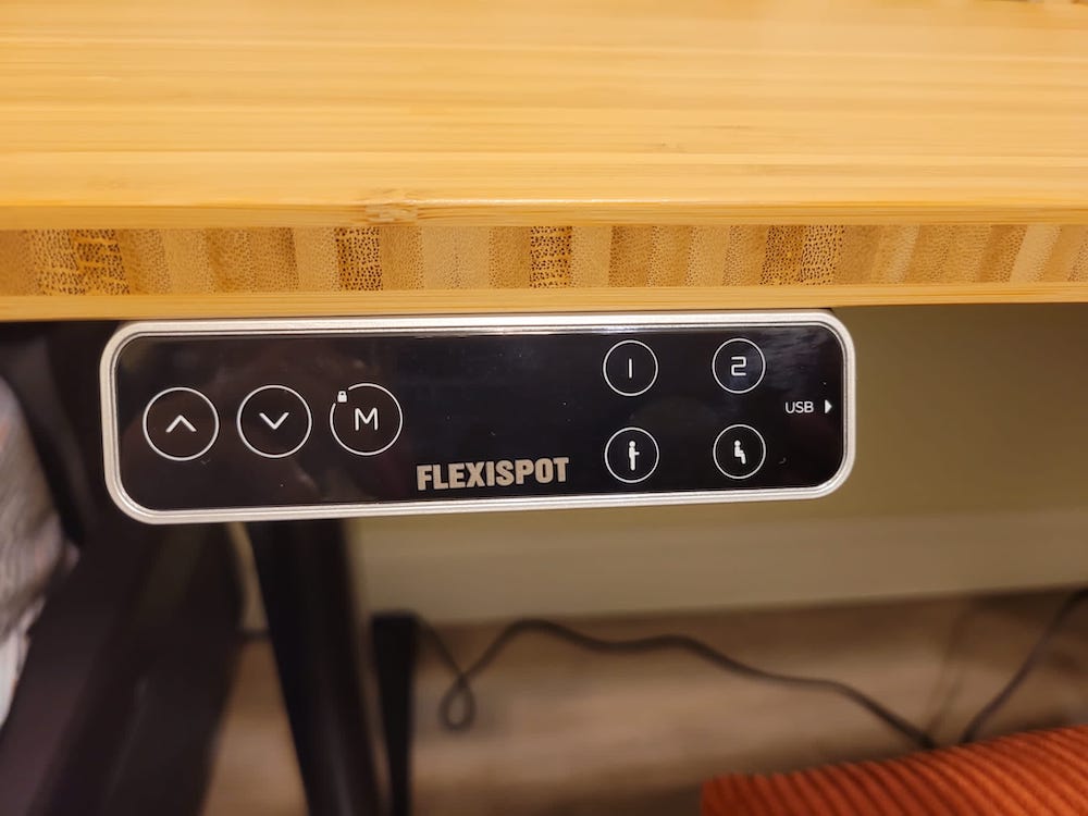 Flexispot electric desk panel