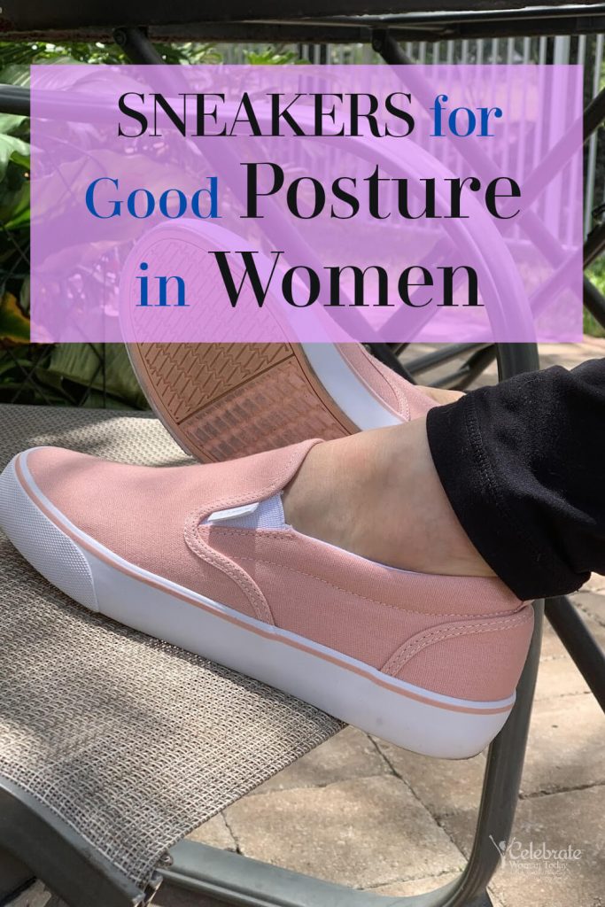 sneakers for good posture in women