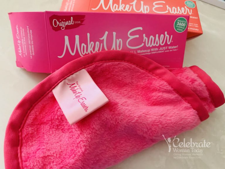 pink eco-clean MakeupEraser cloth