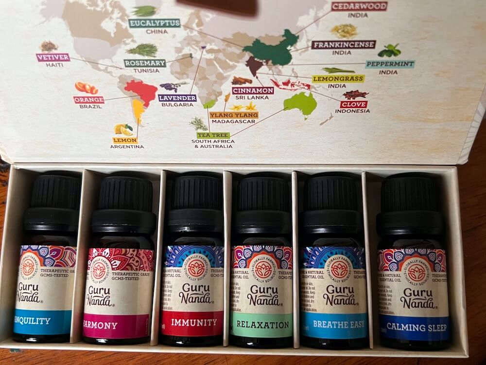 GuruNanda essential oil blends