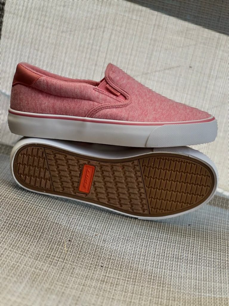 lugz clipper jersey slip-on sneakers pink