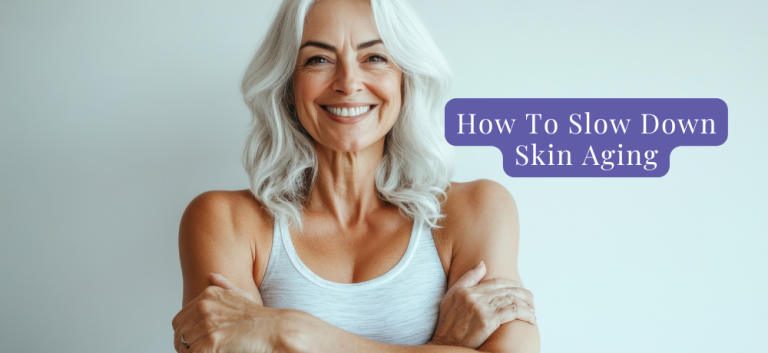 woman smiling gray hair