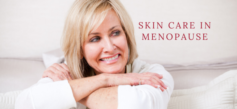 woman in menopause smiling