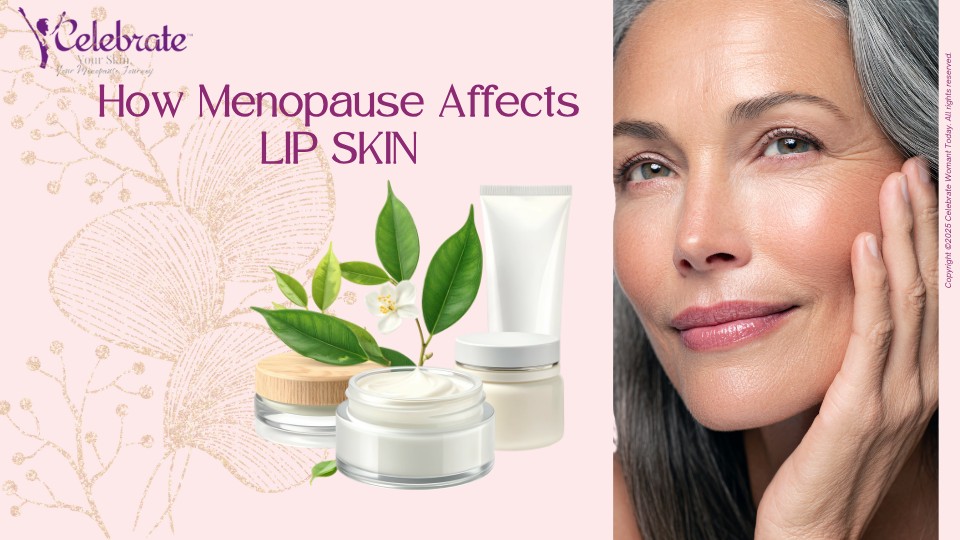 woman in menopause with dry skin