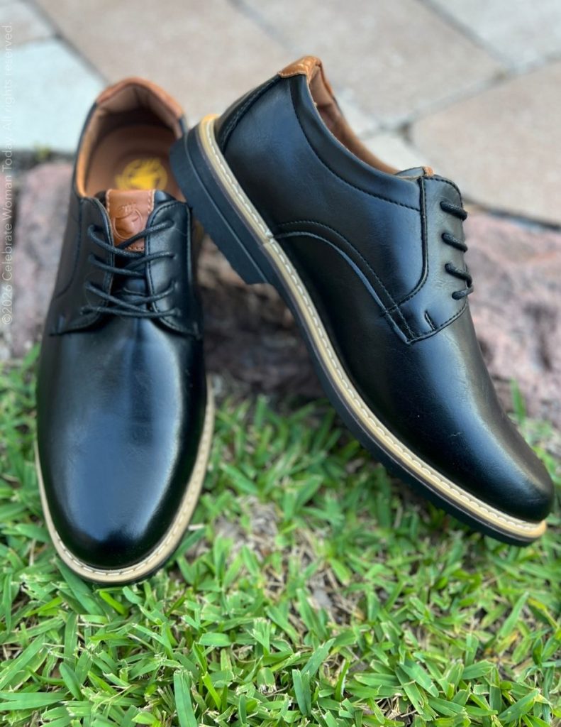 Deer Stags Belmont classic lace-up Oxford men's shoes in black
