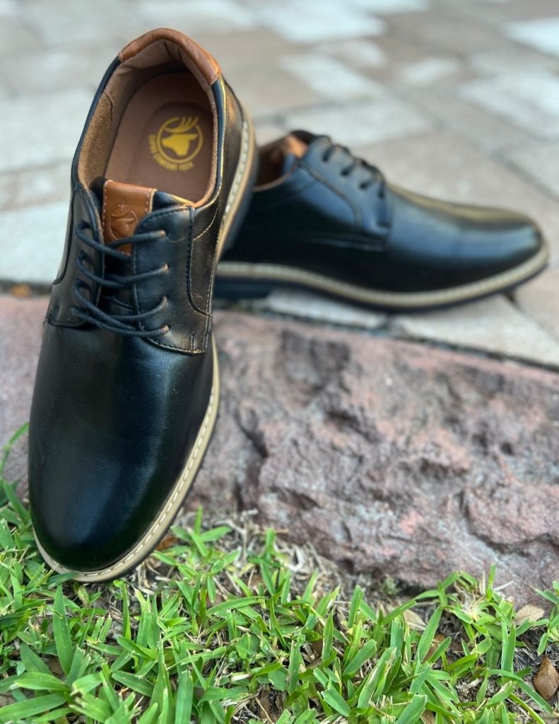 Deer Stags Belmont men's shoes in black with SUPRO radical rebound comfort technology