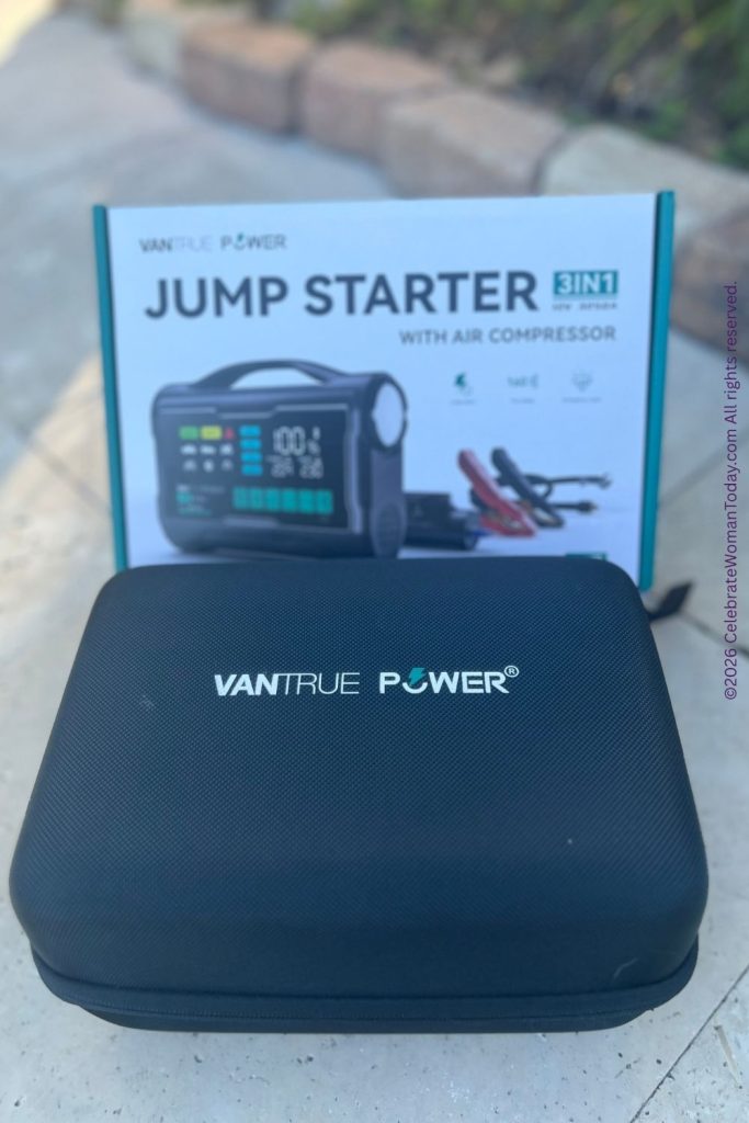 Vantrue JS3 jump starter carrying case with logo