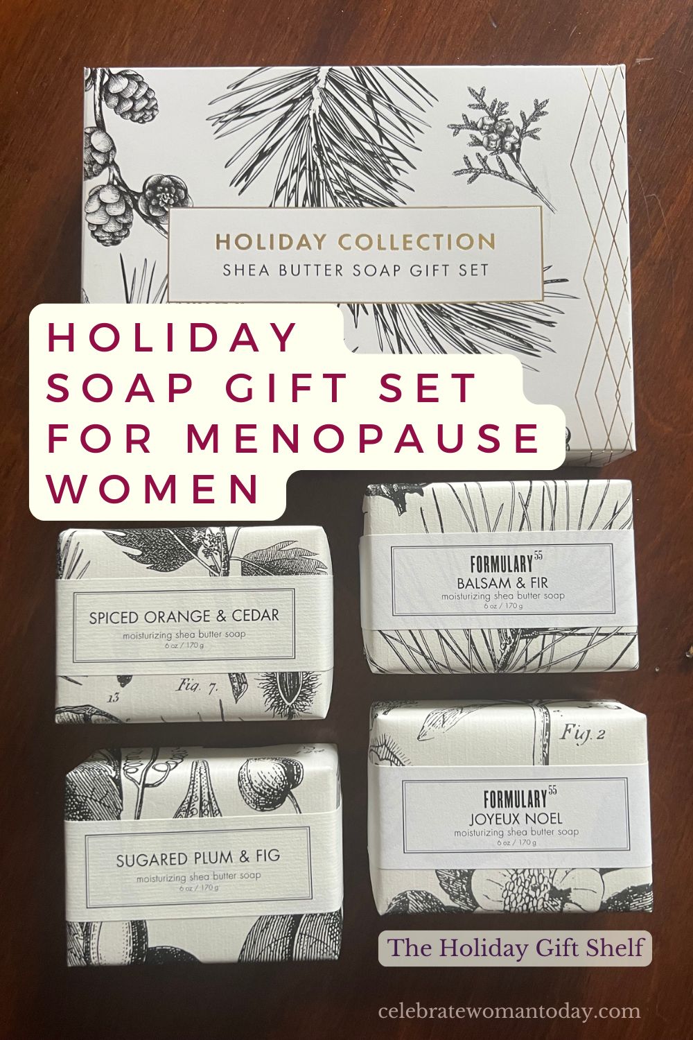 Shea Butter Soap Gift Set for Women in Menopause